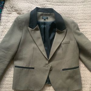 Top Shop gray/Green Blazer